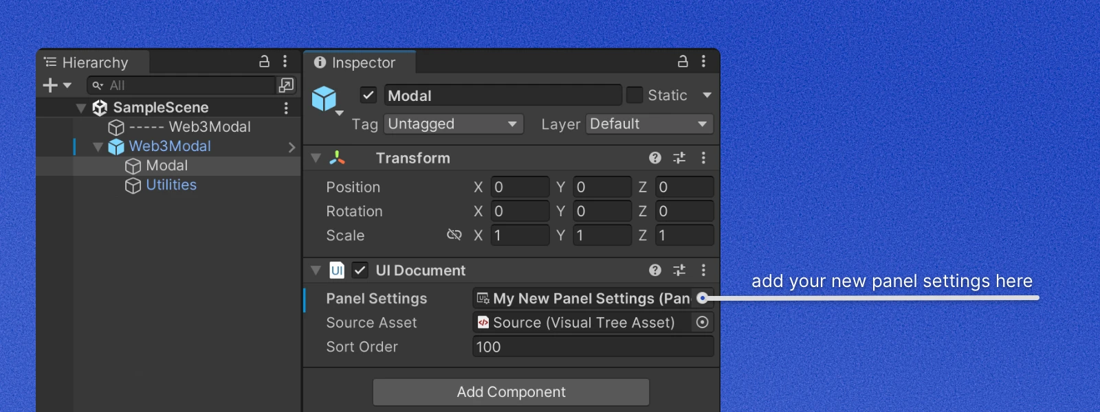 unity-appkit-panel-settings